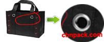 non woven bag with hoop hangle