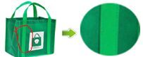 non woven bag with two belts