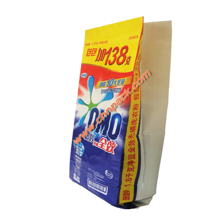 BOPP Laminated PP woven bag for washing powder packing 