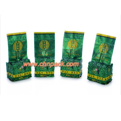 green tea bag packaging