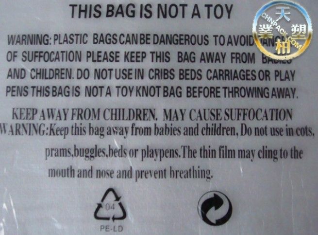 warning bags